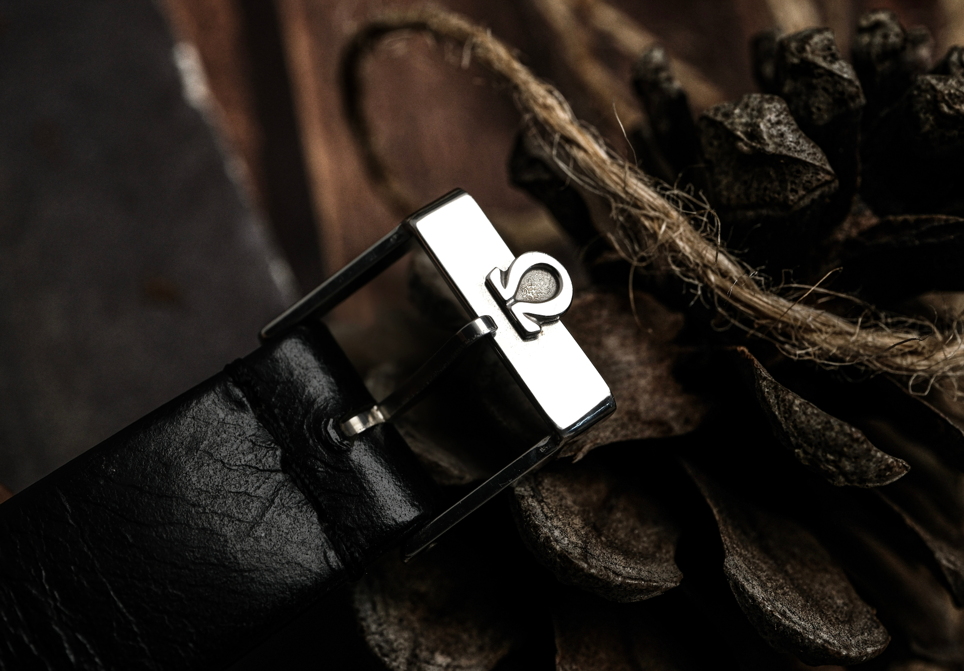 Omega signed buckle