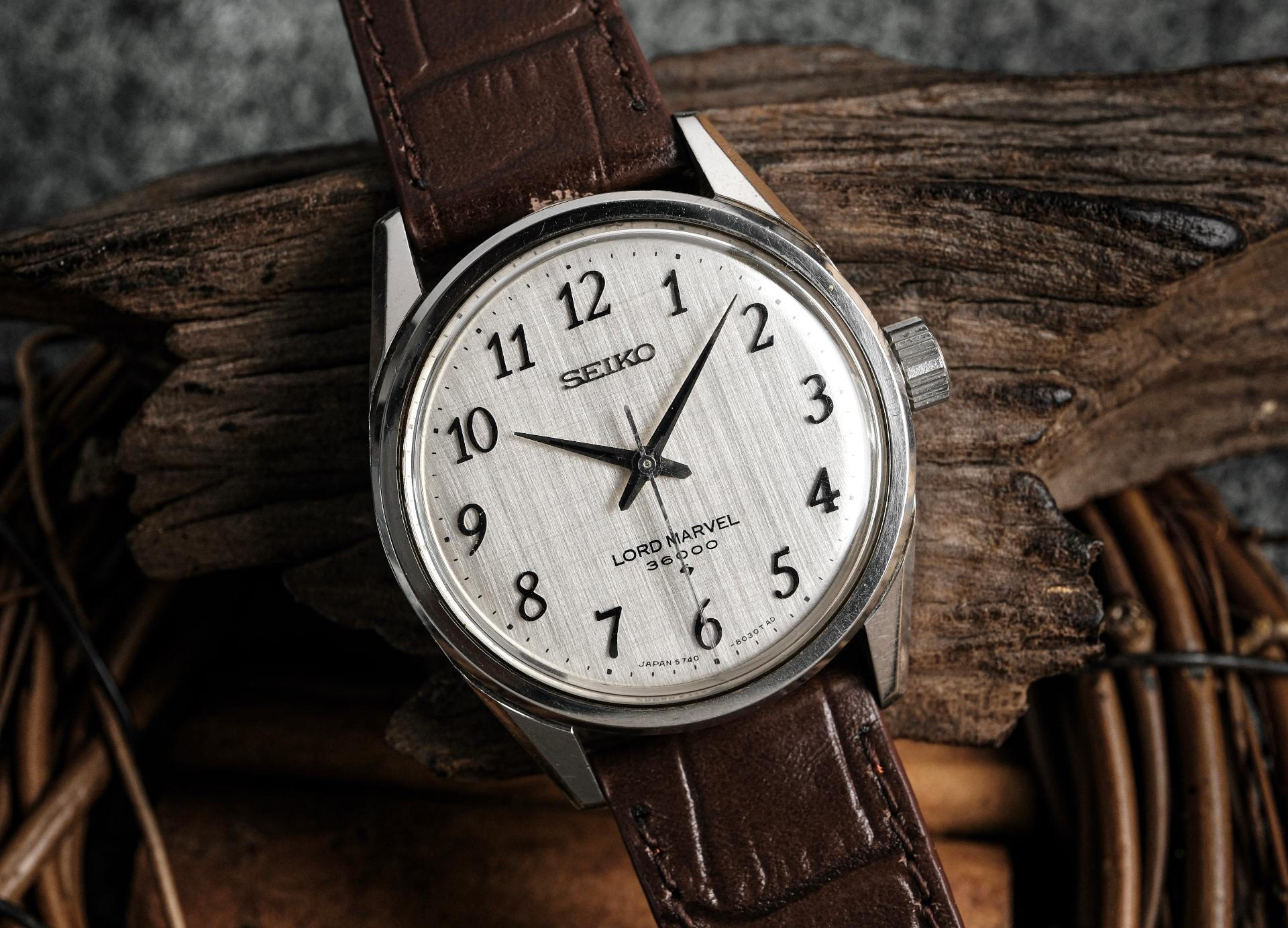 Seiko Lord Marvel 36000 with linen dial