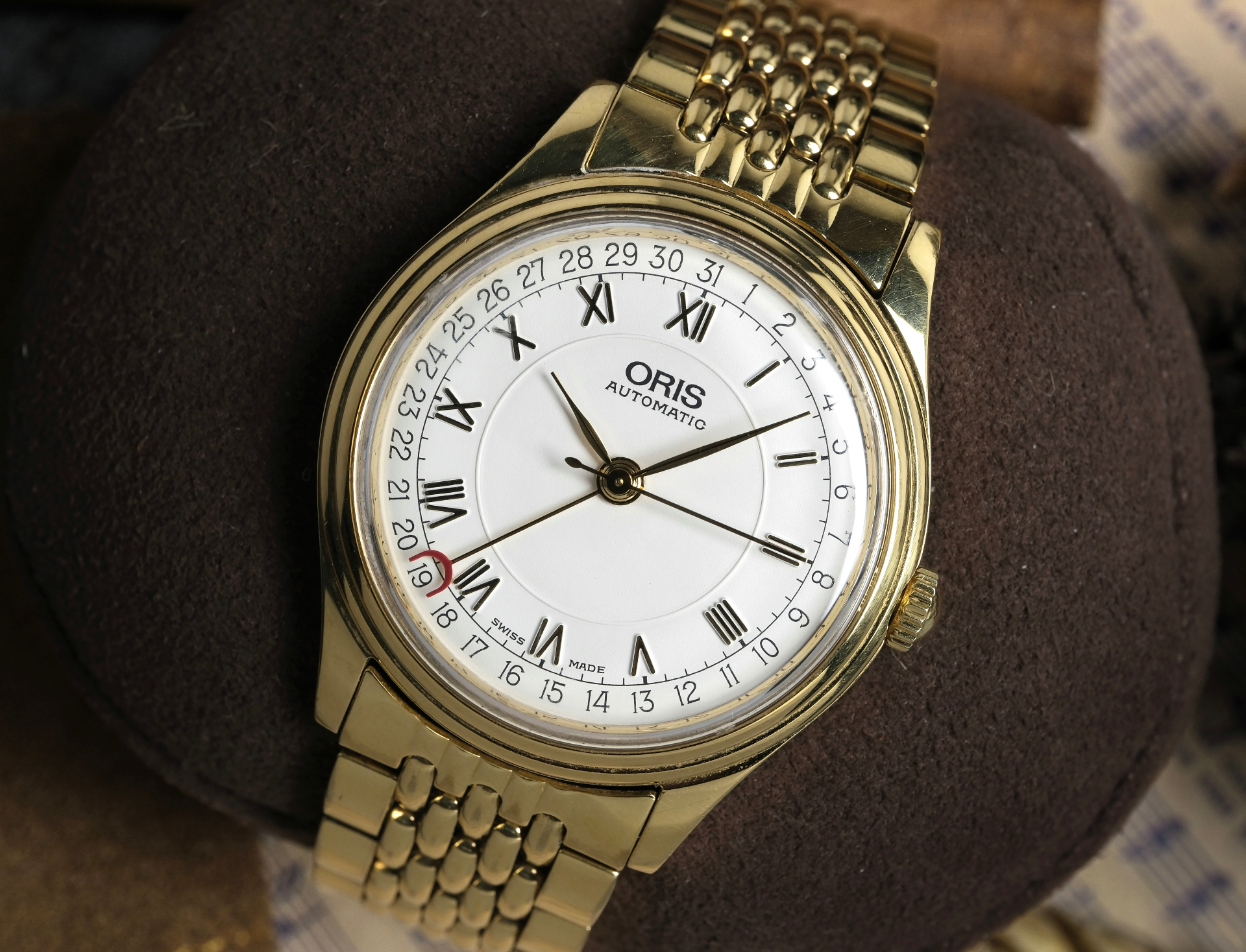 Vintage Oris pointer date watch